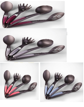 Non-Stick Spoon Utensils  MIX AND MATCH COLOUR